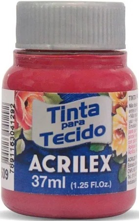 TINTA TECIDO ACRILEX VERMELHOS